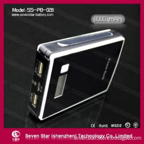 Power Banks with Polymer Lithium Battery 8000mAh